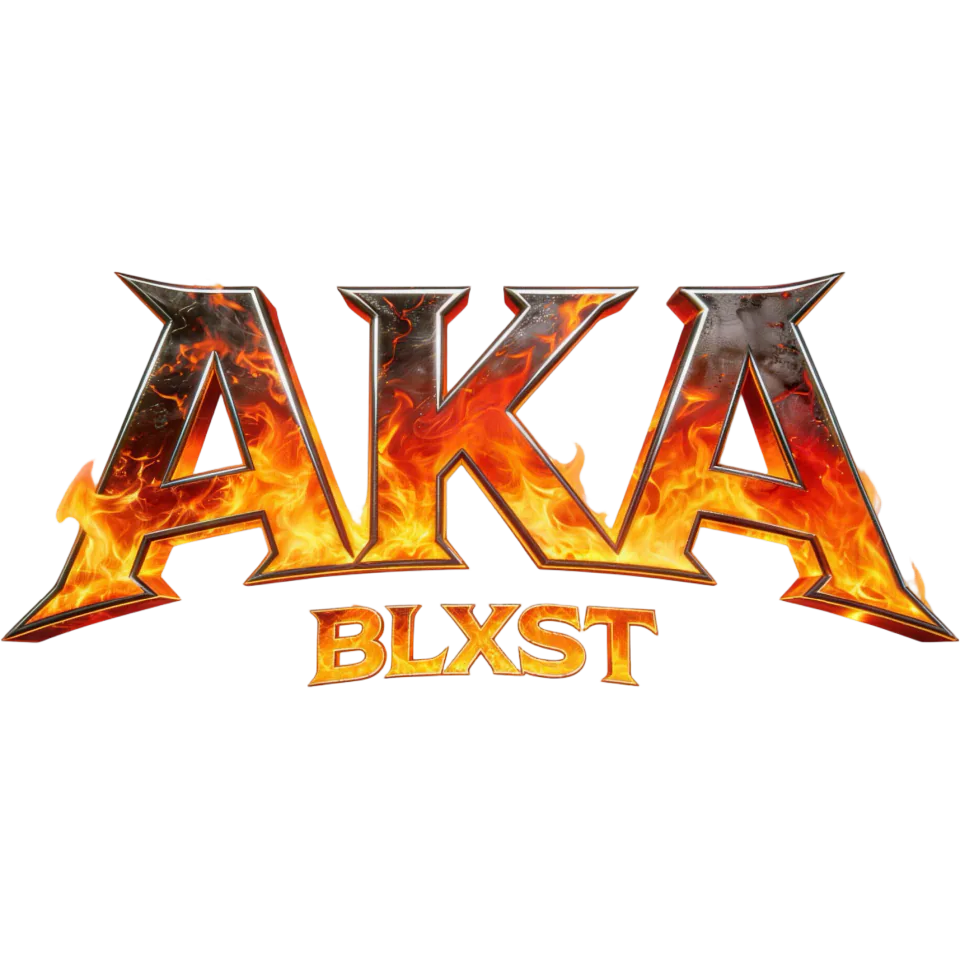 AKA战队火焰字标